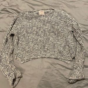 Pull & Bear super soft sweater in marbled gray